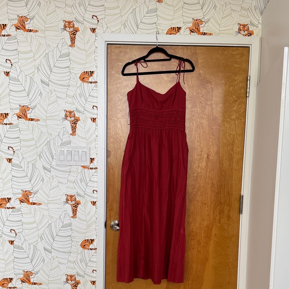 Zara Burgundy Maxi Dress